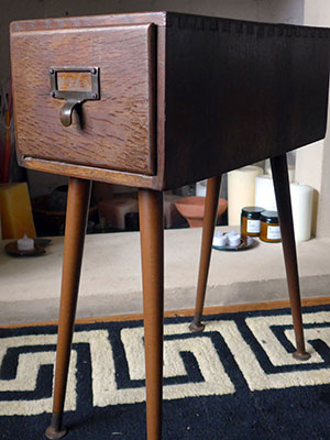 Small Quirky Bed / Sofa Side Table