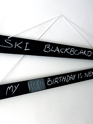 Unique Ski Blackboards