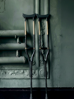 Antique Victorian Crutches | Dark Decor | Dark Acadmia