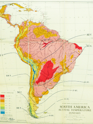 Large Wall MapSouth America