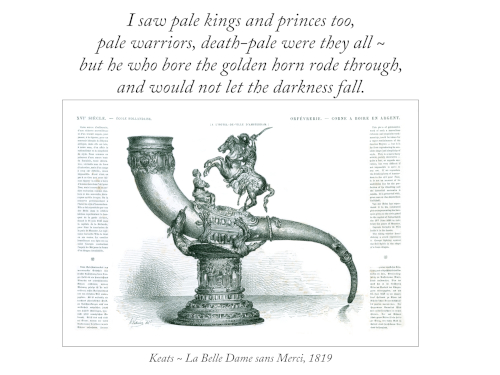 John Keats La Belle Dame sans Merci poetry print